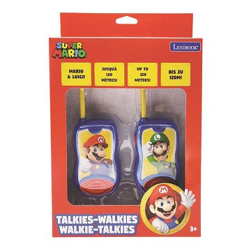 Super Mario Walkie Talkies Range 120 Meters