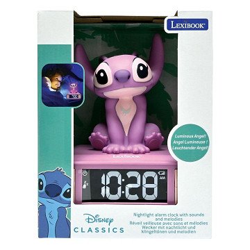 Angel 3D Digital Alarm Clock with Light and Sound