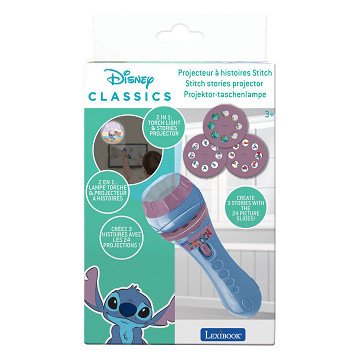 Stitch Projection Flashlight with 24 Plates