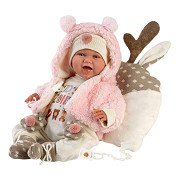 Mimi Soft Body Babypop Vrolijk met Geluid - 42 cm