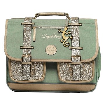 Caméléon School Bag Glossy Green - 38cm