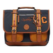 Caméléon Schooltas Mustard Badges - 38cm