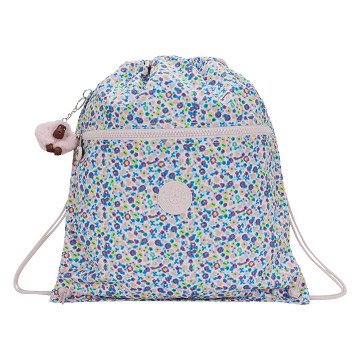 Kipling Supertaboo Gymtas - Digi Flower Print