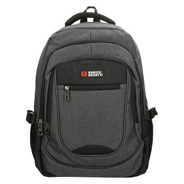 Enrico Benetti Rugzak Hamburg grijs - Laptop 17 inch