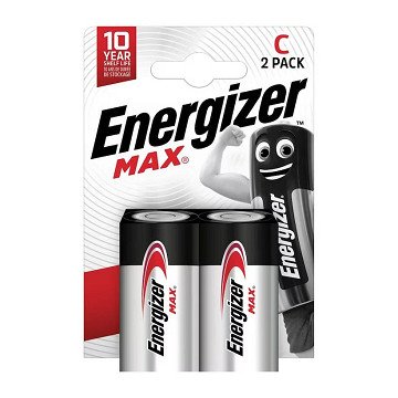 Energizer Max C Alkaline Batteries 2 pcs.