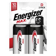 Energizer Max D Alkaline Batterijen 2st.