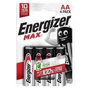 Energizer Max AA Alkaline Batteries 4 pcs.