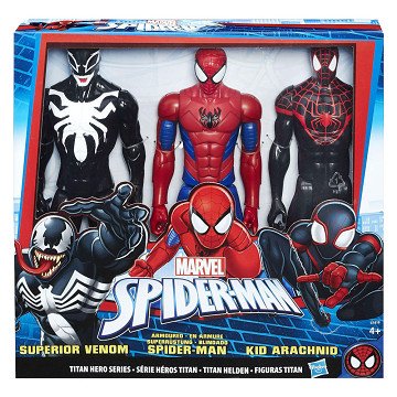 Spider-Man Titan Heroes 3-Pack Action Figures