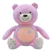 Knuffel projector Baby Bear First Dreams roze