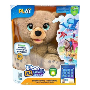 Poe de Interactieve AI Verhaaltjesbeer Knuffel