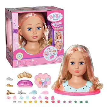 Baby Born Styling Make-Up en Kaphoofd Prinses - 27cm