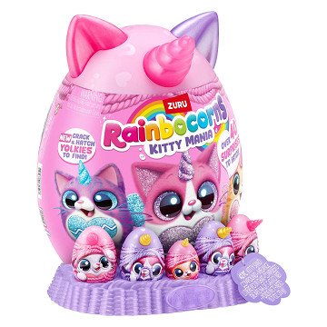 ZURU Rainbocorns Eggzania Kitty Mania Verrassingsei