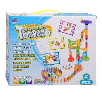 Marble track with Domino, 41 pcs.