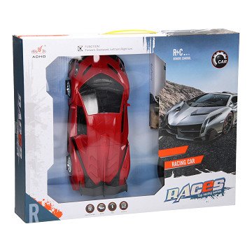 RC Bestuurbare Raceauto 1:14 - rood