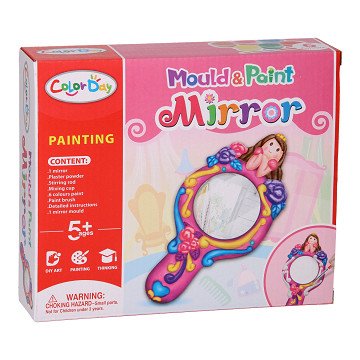 Gipsabdruck - Handspiegel