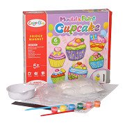 Gypsum Pouring Magnets - Cupcakes