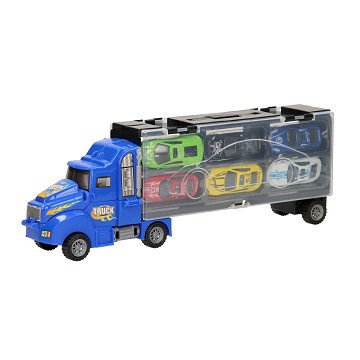 Aufbewahrungs-Autotransporter – Blau