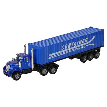 LKW mit Containeranhänger