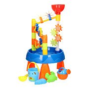 Water play area with beach set, 23 pieces.