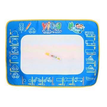 Magic Water Drawing Mat Blue, 70x50cm