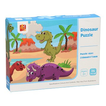Puzzle Dinosaurs, 24 pcs.