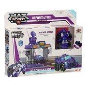 Max Robot Transformation Set Launch Track - Purple
