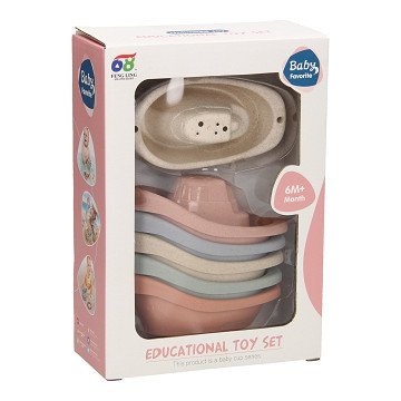 Badbootjes Pastel, 6dlg.