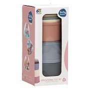 Stapelbecher Pastell, 8 Stück.