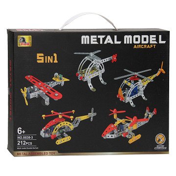 Construction set Aircraft 5in1, 212dlg.