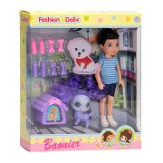 Doll Playset with Pet