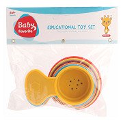 Stapelbekers met Handvat, 6dlg.