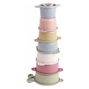 Wasserfall-Badetassen Pastell, 8 Stk.