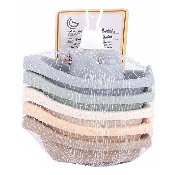 Badbootjes Pastel, 5st.