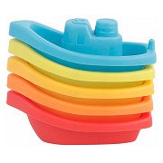 Rainbow Bath Boats, 5-piece.