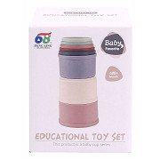 Stapelturm Pastell, 8-tlg.