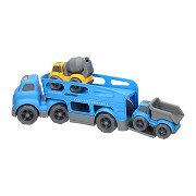 Transporter Arbeitsfahrzeuge mit Sound - Blau