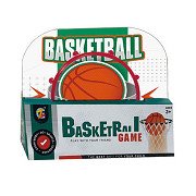 Basketball backboard with ball