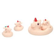 Bath Animals Unicorn Family, 4 pcs.