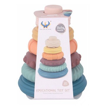 Baby Stacking Tower Pastel