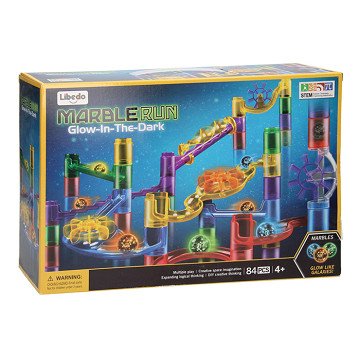 Glow in the Dark Marble Run, 84pcs