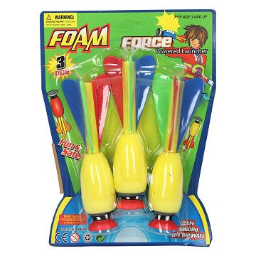 Foam Zuignap Werppijlen, 3st
