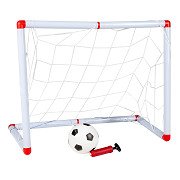 Voetbaldoeltje met Accessoires, 6dlg.