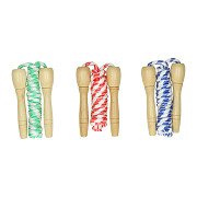 Skipping Rope Wood Striped, 200cm