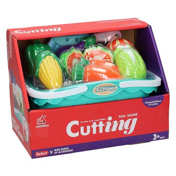 Cut vegetables in shopping cart