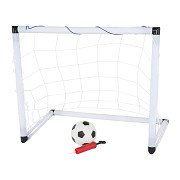 Soccer goal with ball