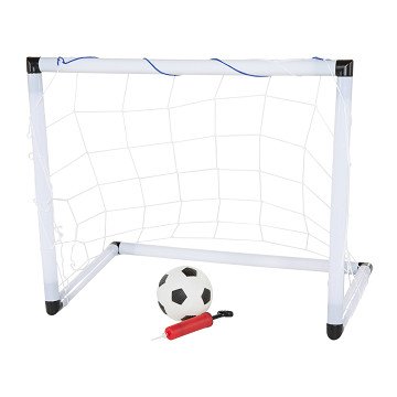 Soccer goal with ball