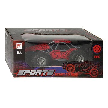 RC Car with Smoke Function - Red