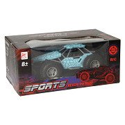 RC Car with Smoke Function - Blue
