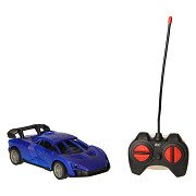 RC-Rennwagen, blau/schwarz, steuerbares Auto