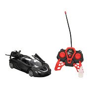 RC Sportwagen mit Dampffunktion Schwarz